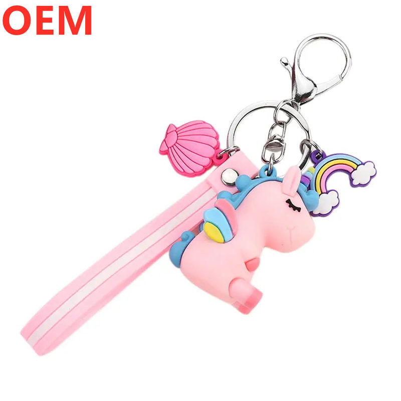 Custom 3d Plastic Creative Cartoon Key Ring Keychain OEM Factory Wholesale Keychain phim hoạt hình nhựa