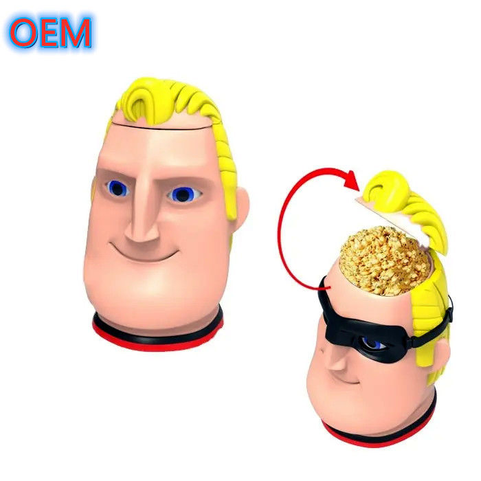 Đồ popcorn hoạt hình tùy chỉnh, thiết kế OEM chất lượng cao