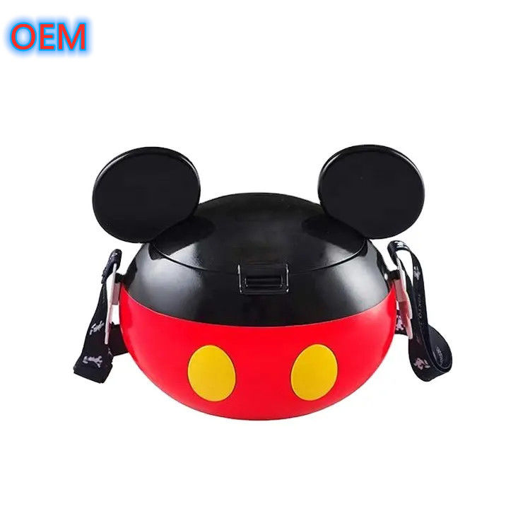 3d phim hoạt hình Popcorn có thể tái sử dụng Đậu Popcorn tùy chỉnh OEM thiết kế thùng nhựa Popcorn Đậu