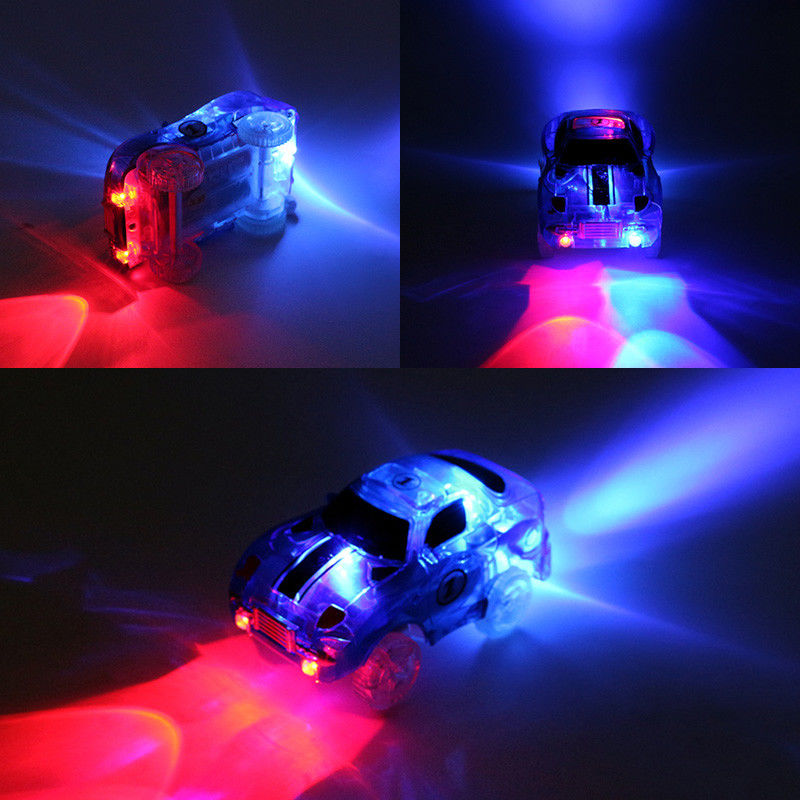 Đèn LED tùy chỉnh Đèn lên xe Đồ chơi với đèn nhấp nháy Đồ chơi xe DIY Fancy Kid