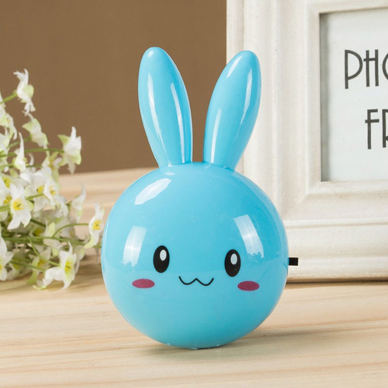 Máy chơi sản xuất tùy chỉnh đèn đêm thỏ LED chuyển đổi ON / OFF Đèn tường Đèn cạnh giường