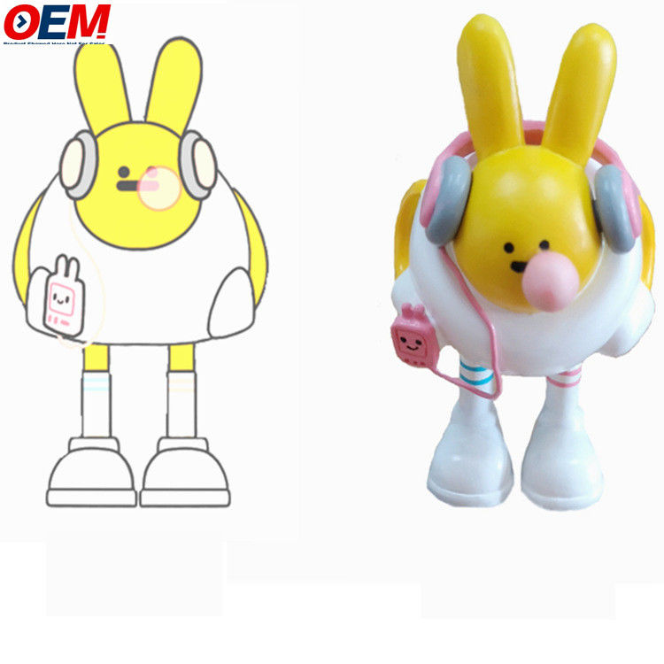 OEM Hình ảnh hành động nghệ thuật nhựa nhỏ ghép ấn 3D tùy chỉnh Vinyl Toy Maker Designer Vinyl Figure
