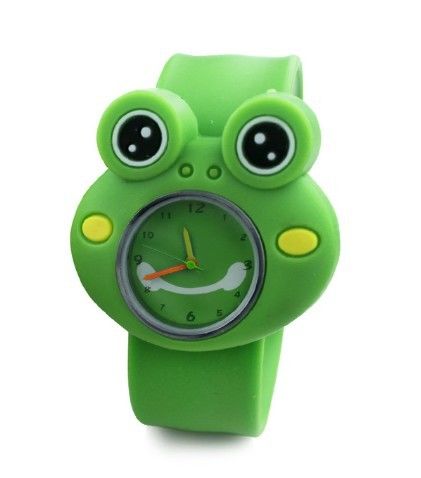 Digital Watch Cute Frog Slap 3D Cartoon Animal Boys Girls Gifts Quartz Chiếc đồng hồ đeo tay