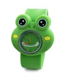 Digital Watch Cute Frog Slap 3D Cartoon Animal Boys Girls Gifts Quartz Chiếc đồng hồ đeo tay