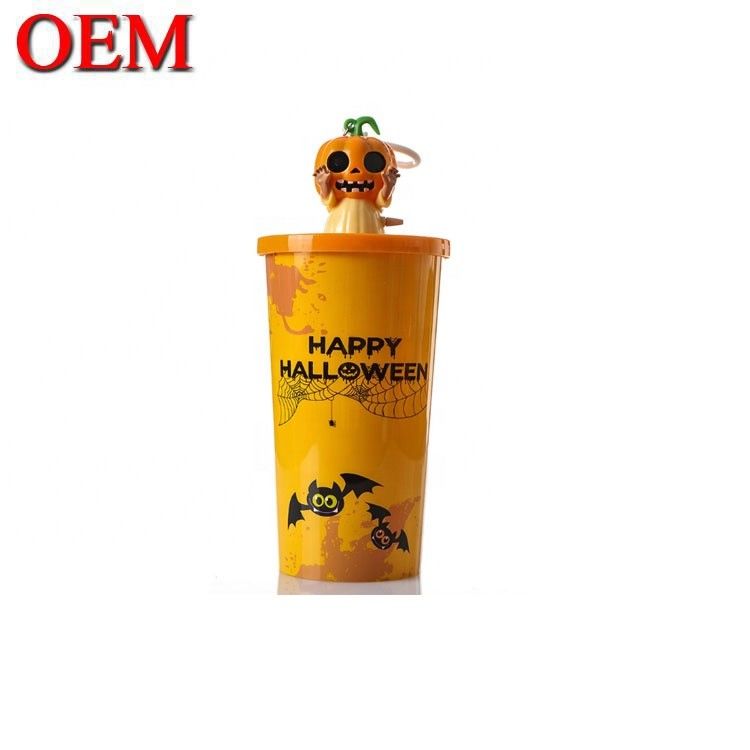 OEM 3D đồ chơi thiết kế bộ sưu tập tùy chỉnh chiếc cốc nhựa của riêng bạn 3D phim hoạt hình uống cốc