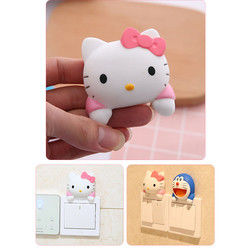 Kt Cat Cartoon Switch Cover Trang trí phòng 3D On-Off Switch Sticker Switch Outlet Wall Sticker