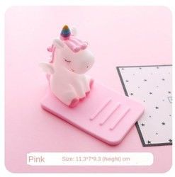 Cartoon Silicone lười biếng cầm điện thoại di động Unicorn Xe máy tính bảng đa chức năng Đứng chống trượt có thể điều chỉnh