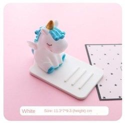 Cartoon Silicone lười biếng cầm điện thoại di động Unicorn Xe máy tính bảng đa chức năng Đứng chống trượt có thể điều chỉnh