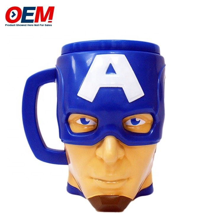Nhà máy OEM 3D Cup Cup nhựa Disni Cup Nhà cung cấp đồ chơi cúp hình hoạt hình tùy chỉnh