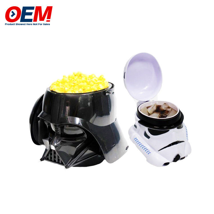 Thùng Popcorn nhựa tùy chỉnh in phim Star Movie Popcorn Bucket với nắp