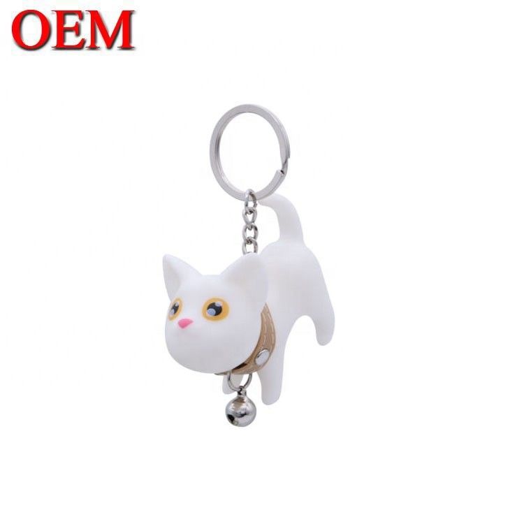 OEM Logo Soft PVC 3D Keychain Custom Animal Keychain Hình ảnh thiết kế riêng Keychains