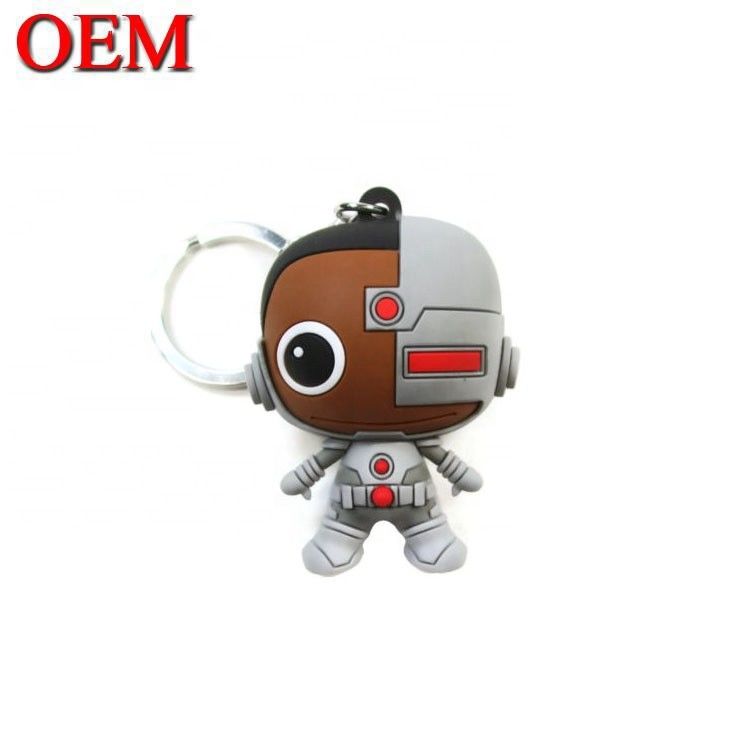 OEM Logo Soft PVC 3D Keychain Custom Animal Keychain Hình ảnh thiết kế riêng Keychains