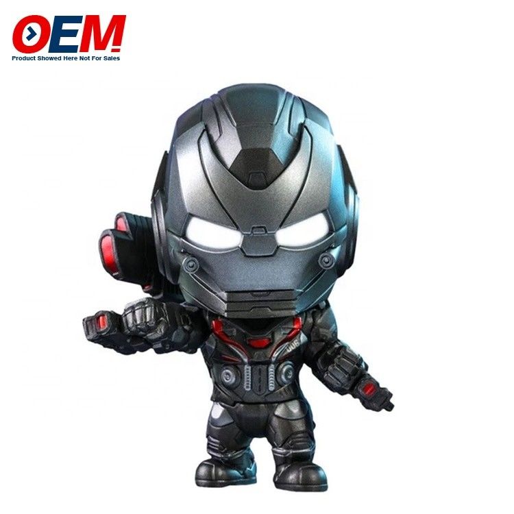 đồ chơi vinyl tùy chỉnh làm cho 3D LED phim hoạt hình Keychain phụ kiện nhựa KeyRing cho túi