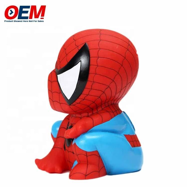 OEM nhà máy làm phim hoạt hình Plastic Coin Bank PVC Pika Với khóa khóa Piggy Bank Plastic