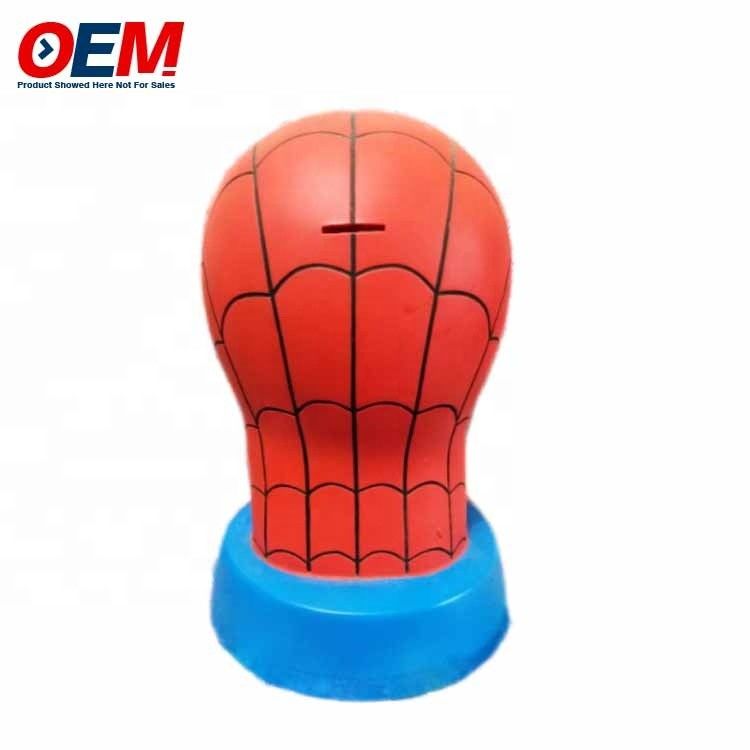 OEM nhà máy làm phim hoạt hình Plastic Coin Bank PVC Pika Với khóa khóa Piggy Bank Plastic