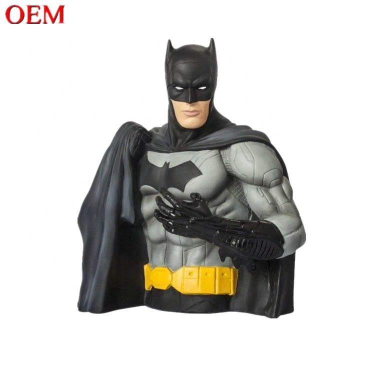 Đồ chơi tùy chỉnh Nhà sản xuất đồ chơi 3D Bat-Man đồ chơi hộp tiền hình tượng tượng nhựa