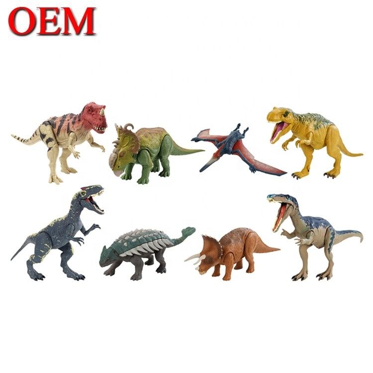 Các nhà sản xuất đồ chơi hình dạng tùy chỉnh OEM Dinosaur Play Figure 3D Model Toy vinyl đồ chơi tùy chỉnh