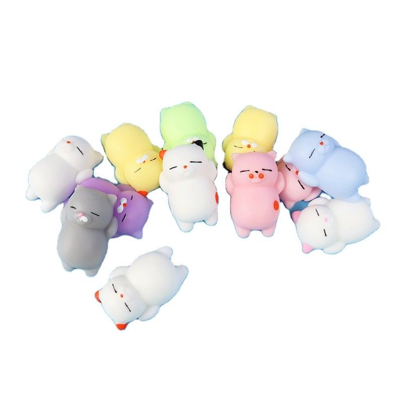 OEM nhà máy tùy chỉnh động vật chống căng thẳng Slimy nén đồ chơi Funny đồ chơi Mini Mochi Squishy đồ chơi