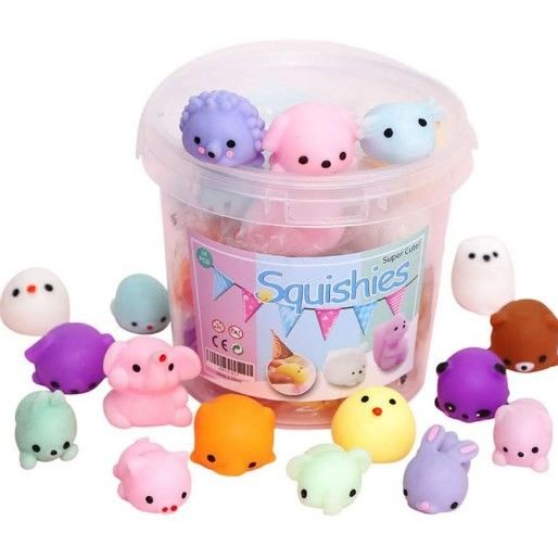 OEM nhà máy tùy chỉnh động vật chống căng thẳng Slimy nén đồ chơi Funny đồ chơi Mini Mochi Squishy đồ chơi