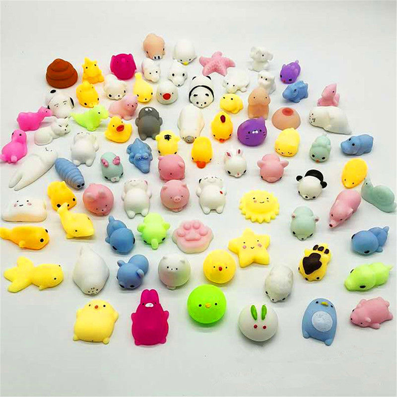 OEM nhà máy tùy chỉnh động vật chống căng thẳng Slimy nén đồ chơi Funny đồ chơi Mini Mochi Squishy đồ chơi