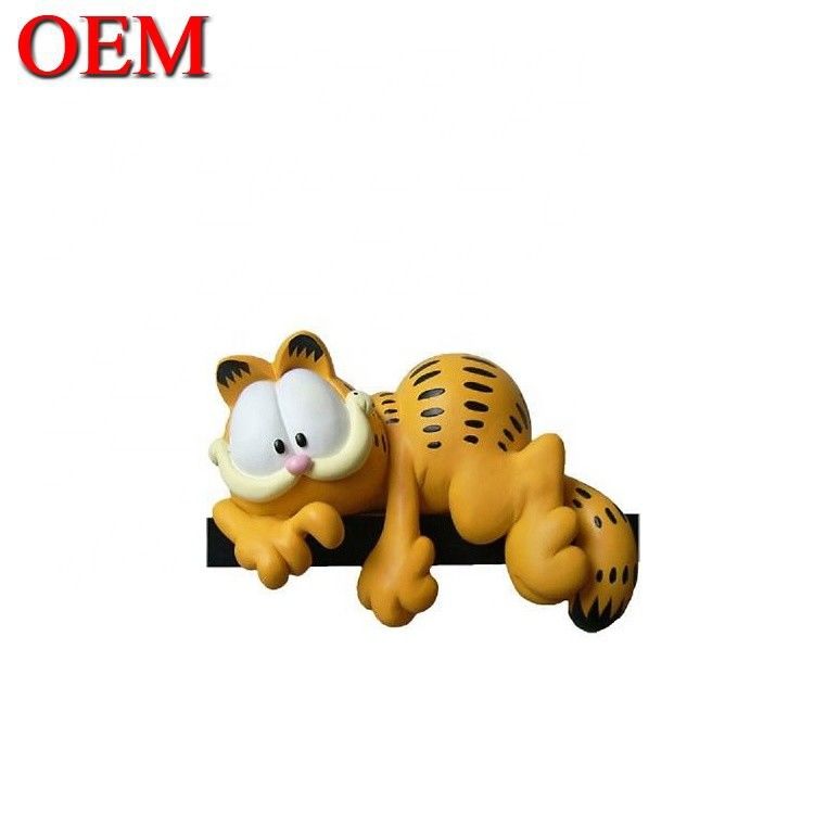 Nhà sản xuất OEM Plastic Lazy Cat Toy Figure Custom PVC 3D Anime Injection Art Vinyl Toys