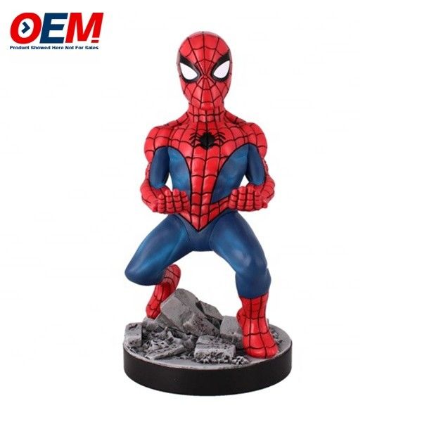 Máy cầm điện thoại di động Spidman làm văn phòng văn phòng nhà đồ chơi máy tính để bàn OEM PVC máy cầm điện thoại hình