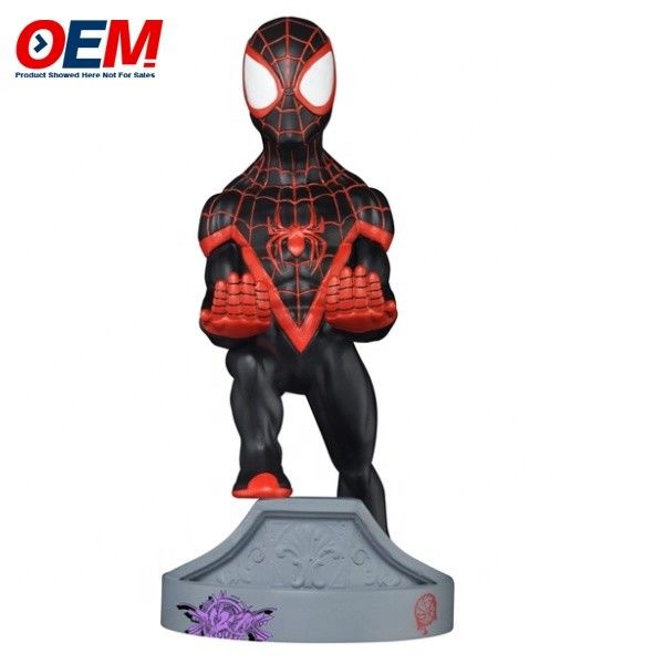 Máy cầm điện thoại di động Spidman làm văn phòng văn phòng nhà đồ chơi máy tính để bàn OEM PVC máy cầm điện thoại hình