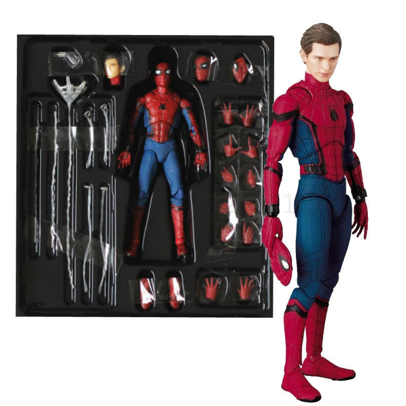 Đồ chơi Spiderman chất lượng cao 15cm Tom Holland PVC Action Figure Spiderman Collection đồ chơi với hộp