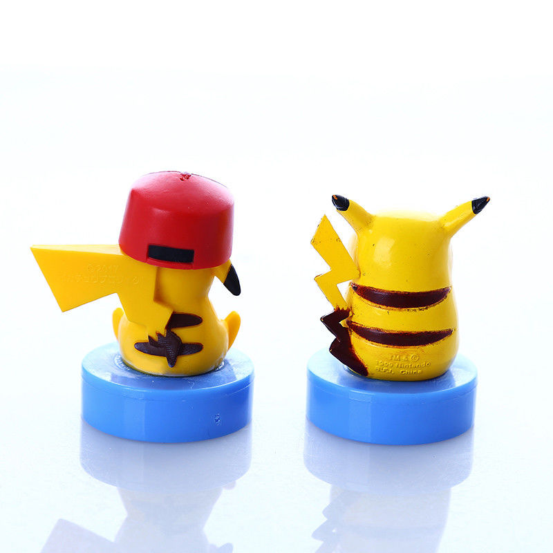 OEM Custom Made Mini Stamper đồ chơi Pikachu hình ảnh Stamper tự mực Stamp Stamp nhựa Mini Stamper