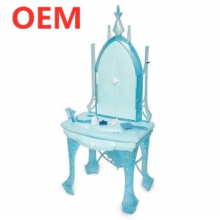 OEM nhà máy tùy chỉnh âm nhạc ánh sáng chức năng nhựa xinh đẹp công chúa trẻ em đồ chơi bàn ăn