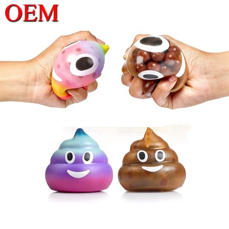 Đồ chơi bóng căng thẳng OEM Đồ chơi bóng căng thẳng Gel thay đổi màu sắc OEM Được làm từ TPR Đồ chơi silicone cho trẻ em