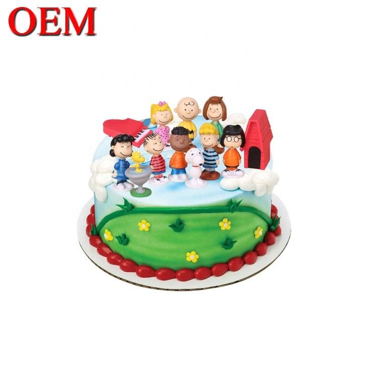 Nhân vật cổ điển Nhật Bản được tùy chỉnh Bộ bánh sinh nhật bộ Oem Action Figure Cake Topper Factory