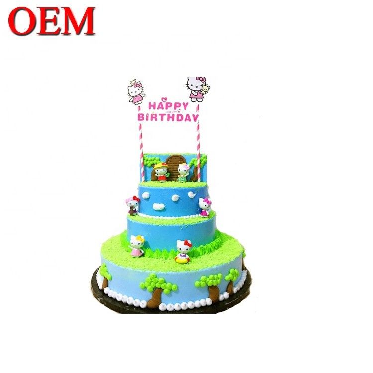 Nhân vật cổ điển Nhật Bản được tùy chỉnh Bộ bánh sinh nhật bộ Oem Action Figure Cake Topper Factory