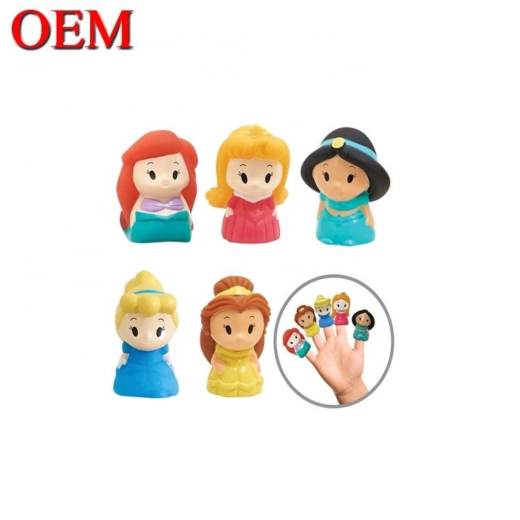 3D Hình tượng nhựa ngón tay Búp bê đồ chơi OEM tay chơi đồ chơi cho trẻ em