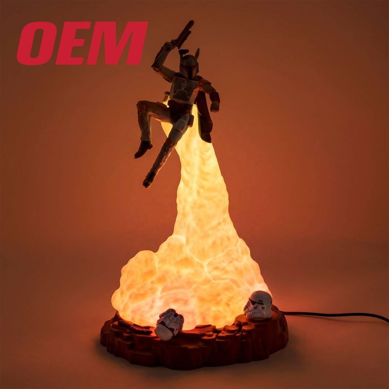 Đèn LED tùy chỉnh Đồ chơi Ome Nhân vật phim Đồ chơi Đèn làm đồ chơi nhựa trẻ em Đèn với âm nhạc và âm thanh