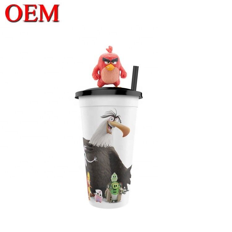 Tùy chỉnh thiết kế của riêng bạn nhỏ PVC 3D Cup hình ảnh OEM nhựa Topper hình ảnh đồ chơi