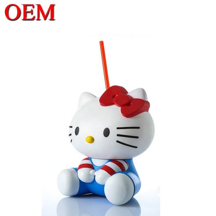 Custom Spider-Man 3D Mô hình chai OEM hình dạng nhân vật Cốc rơm làm từ ABS 50oz Cup Factory