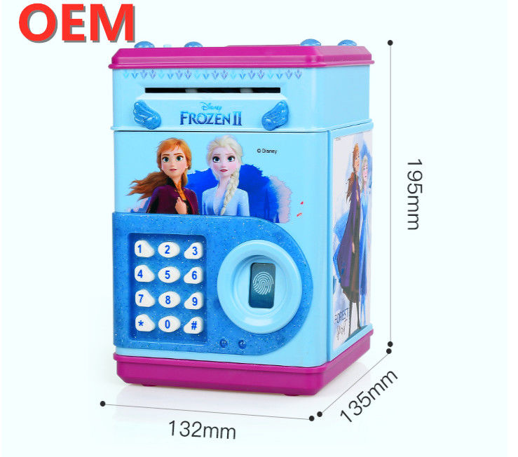 OEM tùy chỉnh Ngân hàng điện tử Safe Money Box Trẻ em Tiền kỹ thuật số Tiền mặt Tiết kiệm an toàn ATM