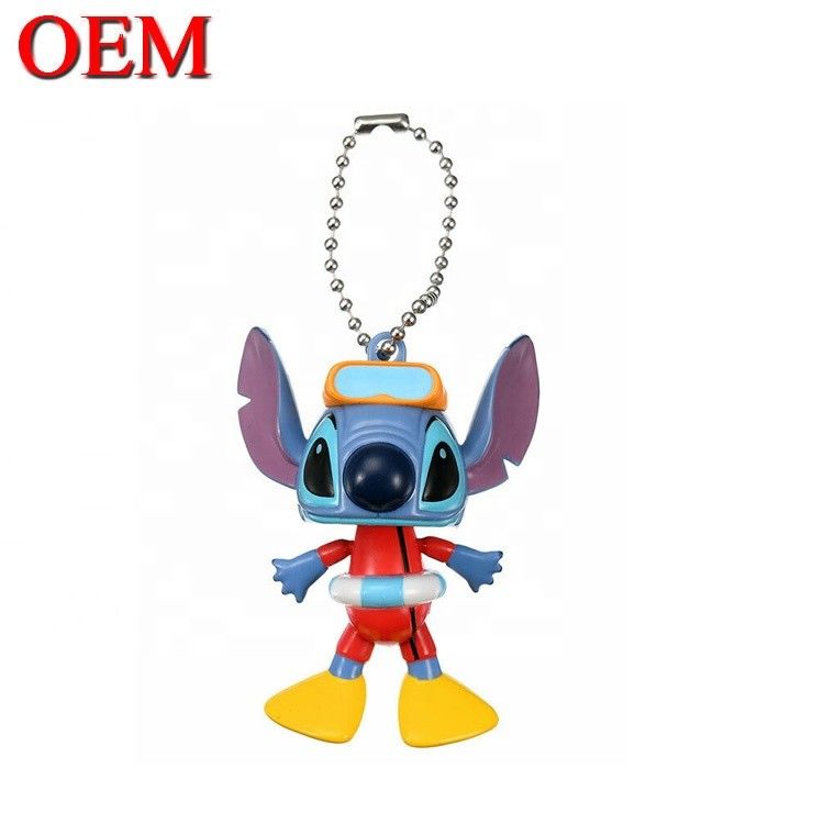 Ứng dụng Pvc nhân vật nhà cung cấp Ứng dụng giữ chìa khóa OEM đồ chơi hoạt hình Keychain FAMA Factory