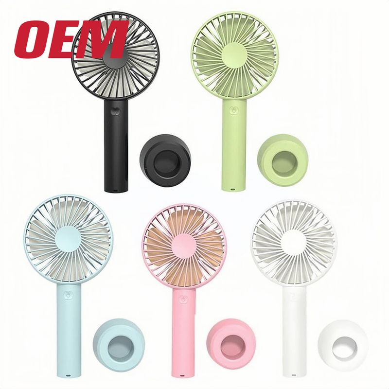 Ống quạt hoạt hình USB tùy chỉnh Ống quạt di động mùa hè OEM Made USB Mini Cooling Fan With Gift Box