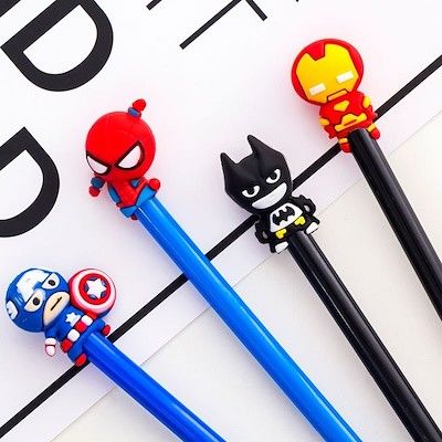 Custom Cool 3D hình ảnh hoạt hình đồ chơi bút bóng đầu Toppers trẻ em bút bóng