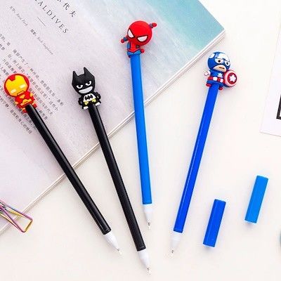 Custom Cool 3D hình ảnh hoạt hình đồ chơi bút bóng đầu Toppers trẻ em bút bóng