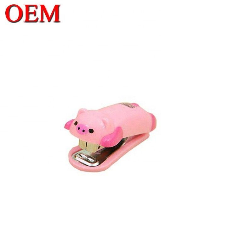 Nhựa vịt hình hoạt hình văn phòng Stapler OEM nhựa thú vật đồ chơi trường học Stapler cho sinh viên