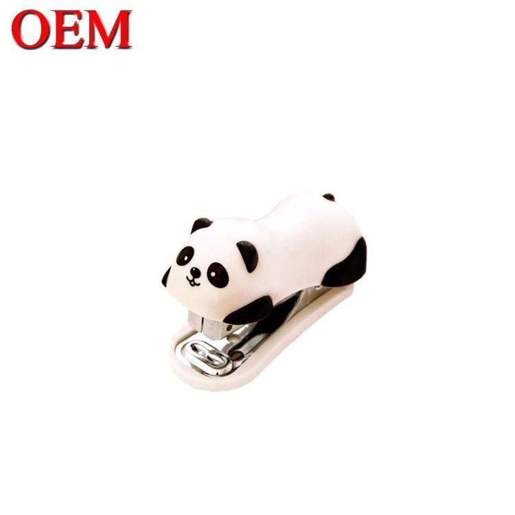 Nhựa vịt hình hoạt hình văn phòng Stapler OEM nhựa thú vật đồ chơi trường học Stapler cho sinh viên