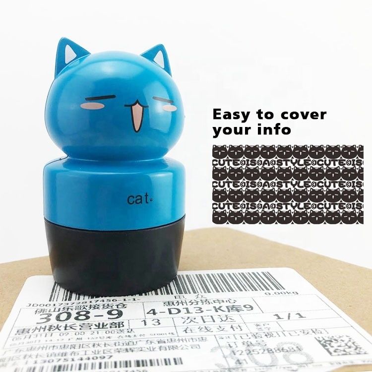 2023 Custom Children Flash Toy Animal Personalized Clothing Fabric Self Inking Name Cartoon Stamp cho trẻ em