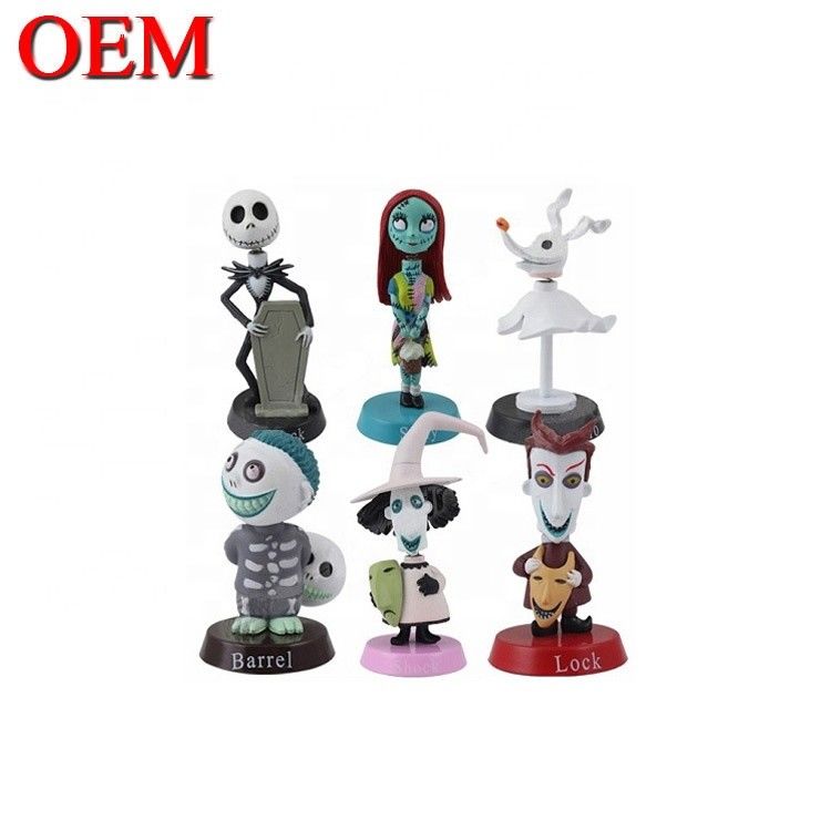 Bộ đồ chơi bánh giáng sinh tùy chỉnh OEM Bữa tiệc sinh nhật Cupcakes Bức tượng Bobble Heads Toy Doll Set