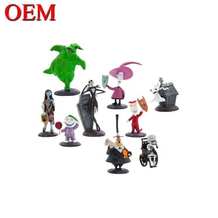 Bộ đồ chơi bánh giáng sinh tùy chỉnh OEM Bữa tiệc sinh nhật Cupcakes Bức tượng Bobble Heads Toy Doll Set