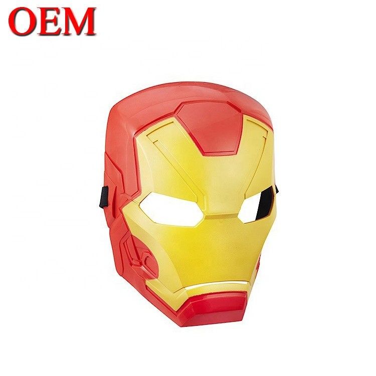 Mặt nạ Halloween tùy chỉnh PVC Siêu anh hùng Nhện Iron Hero Hulk Captain America Mặt nạ Costumes mặt nạ