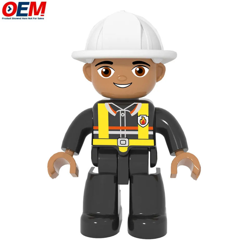 Nhân vật tùy chỉnh của người lao động Người đàn ông Hình ảnh mô hình đồ chơi Giáo viên Học sinh Cảnh sát Công nhân xây dựng Chơi vai trò đồ chơi tùy chỉnh