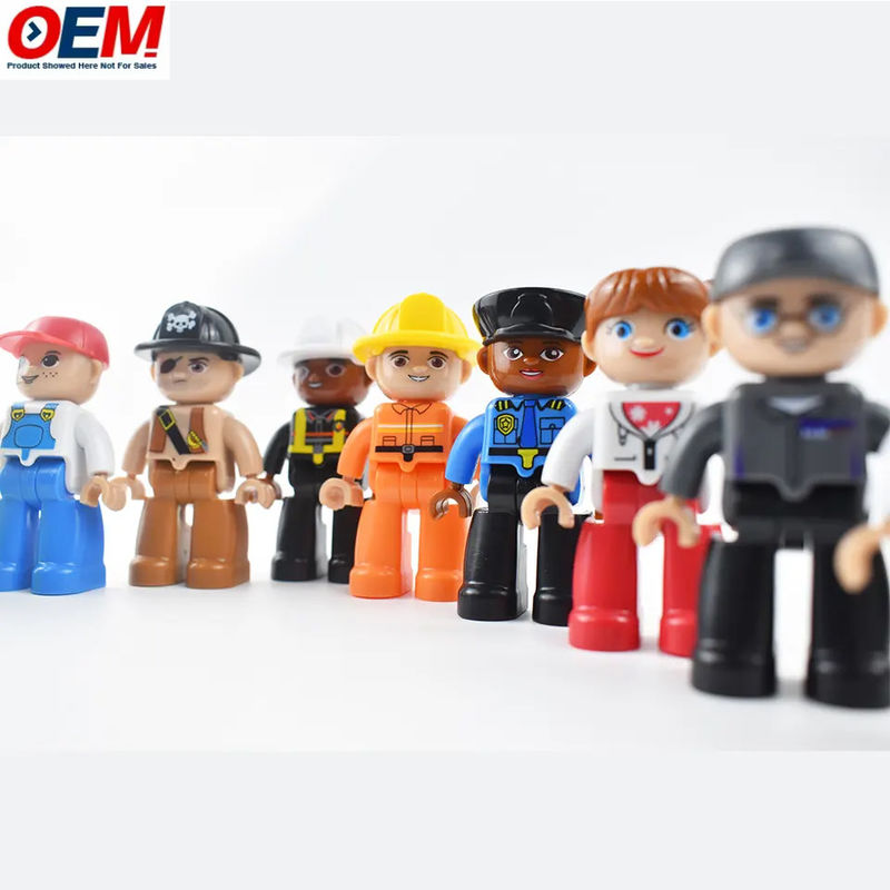 Nhân vật tùy chỉnh của người lao động Người đàn ông Hình ảnh mô hình đồ chơi Giáo viên Học sinh Cảnh sát Công nhân xây dựng Chơi vai trò đồ chơi tùy chỉnh